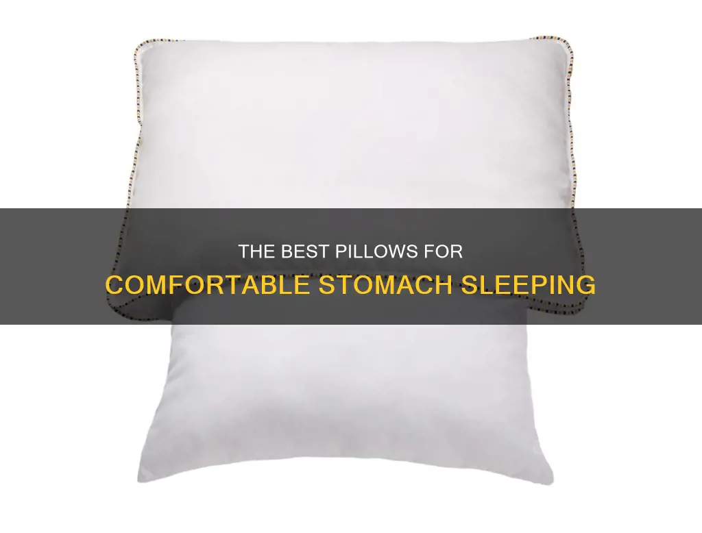 what kind of pillow should a stomach sleeper use