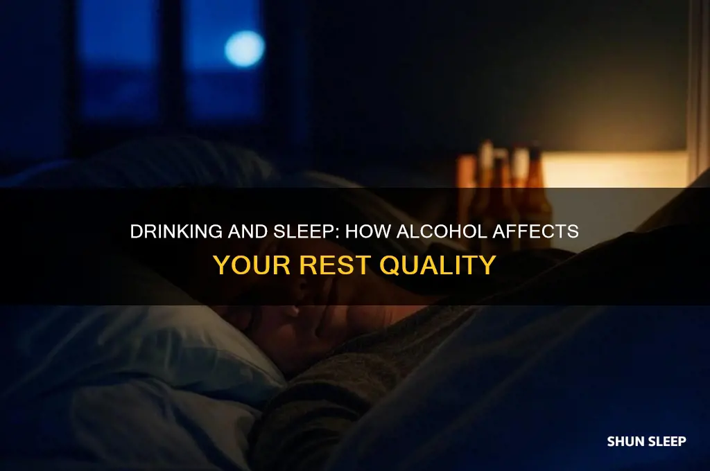 what kind of sleep do we get when drunk