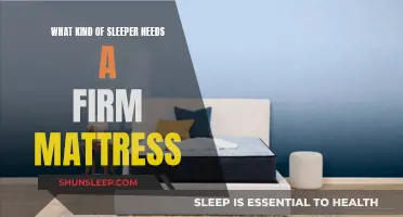 Firm Mattress: Best for Back and Stomach Sleepers