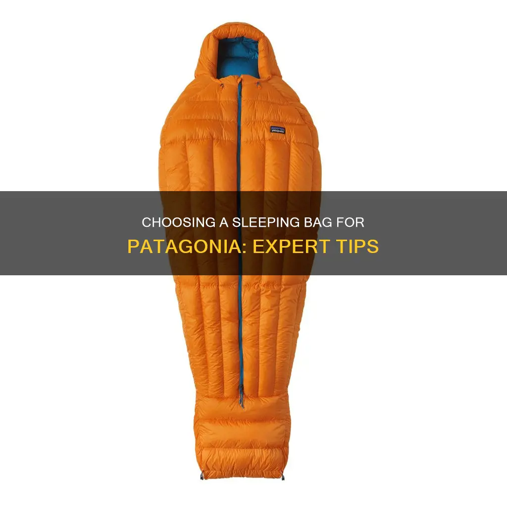 what kind of sleeping bag do i need for patagonia