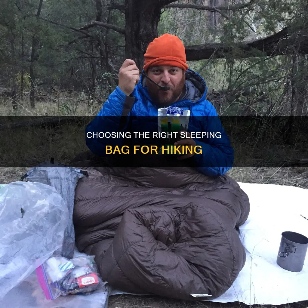 what kind of sleeping bag will you use in hiking