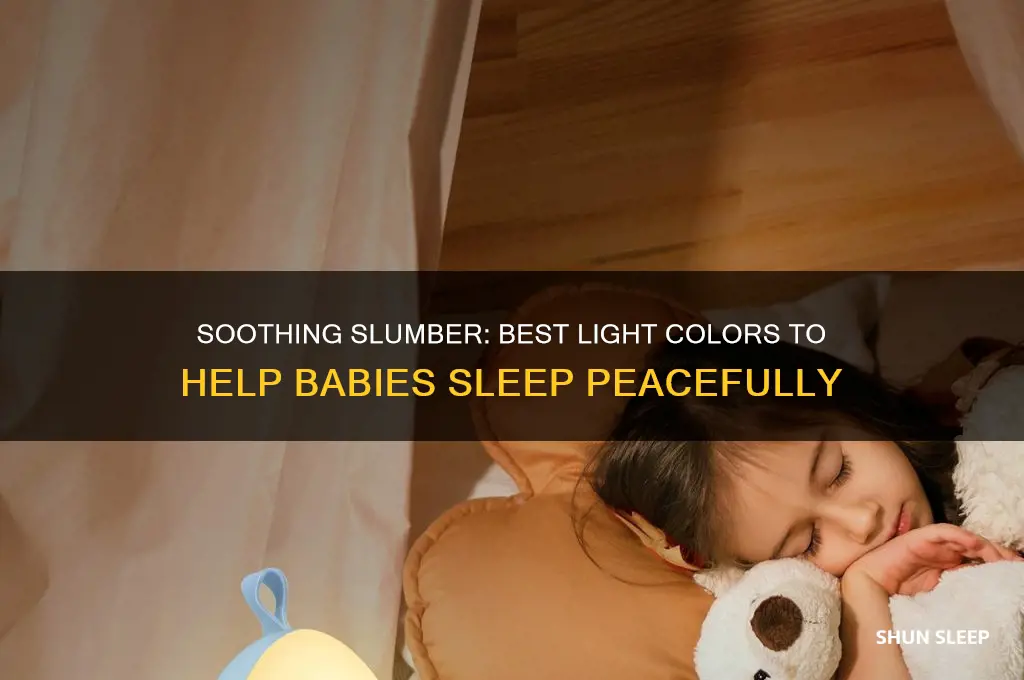what light color helps babies sleep