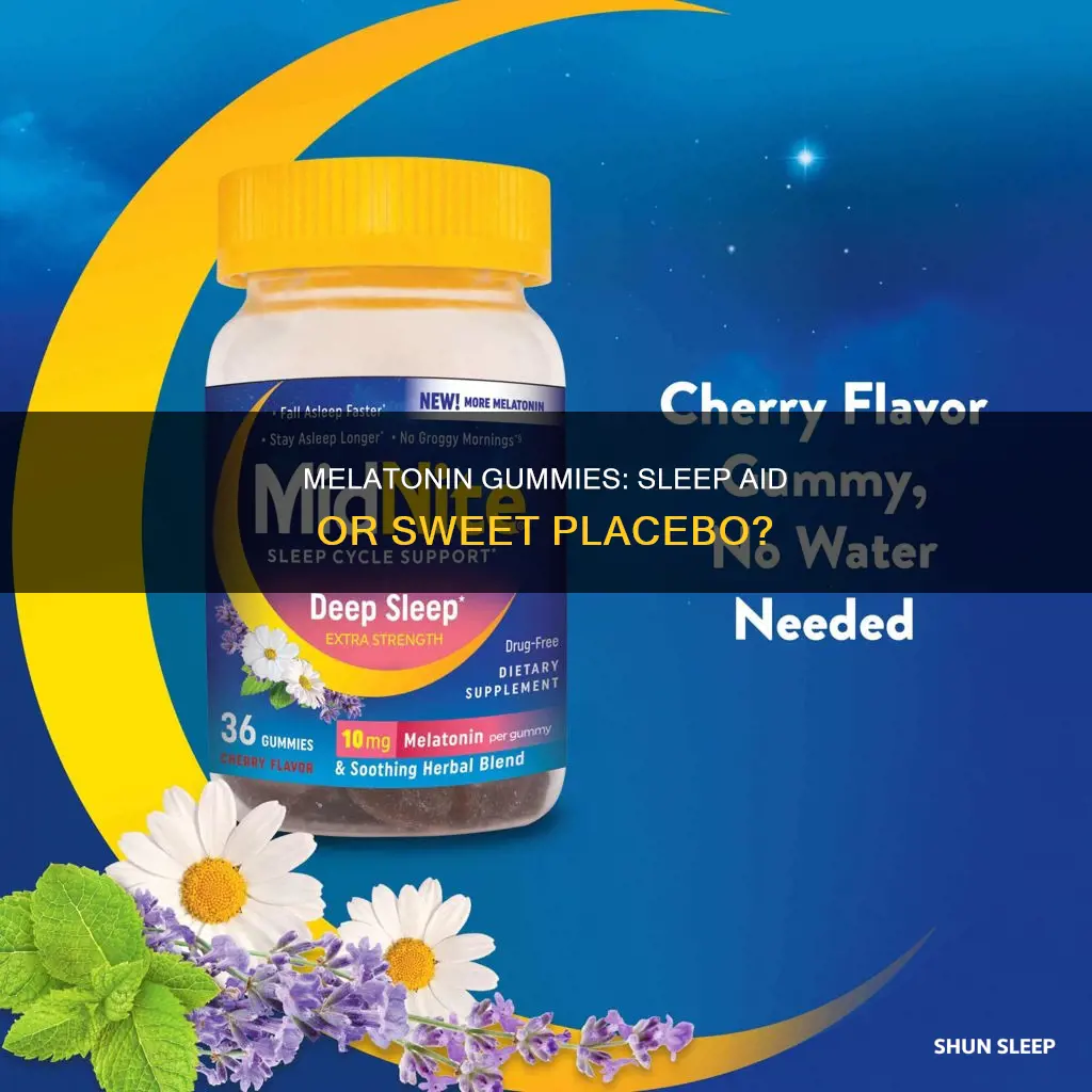 what mean take melatonin gummy prior to sleep event