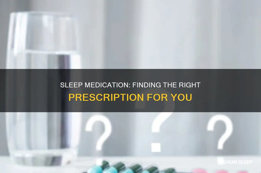 what medication to take for sleeping