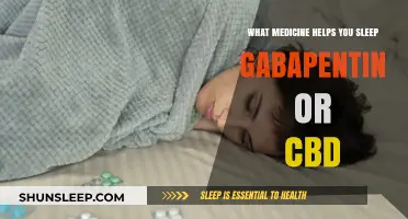 Gabapentin vs. CBD: Which Sleep Aid Works Best for You?