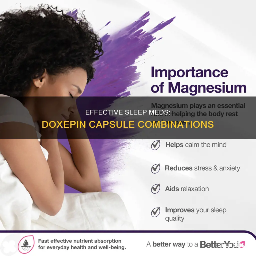 what meds for sleep can u take with doxepin capsu