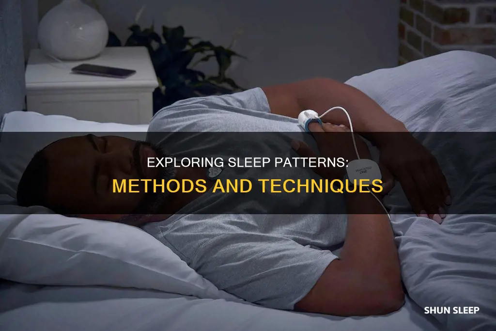 what methods are used in studying sleeping patters