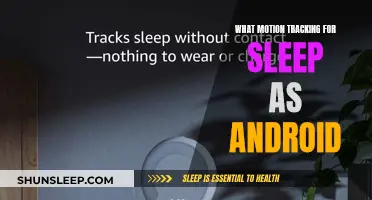 Sleep Tracking: Motion Tracking with Sleep as Android