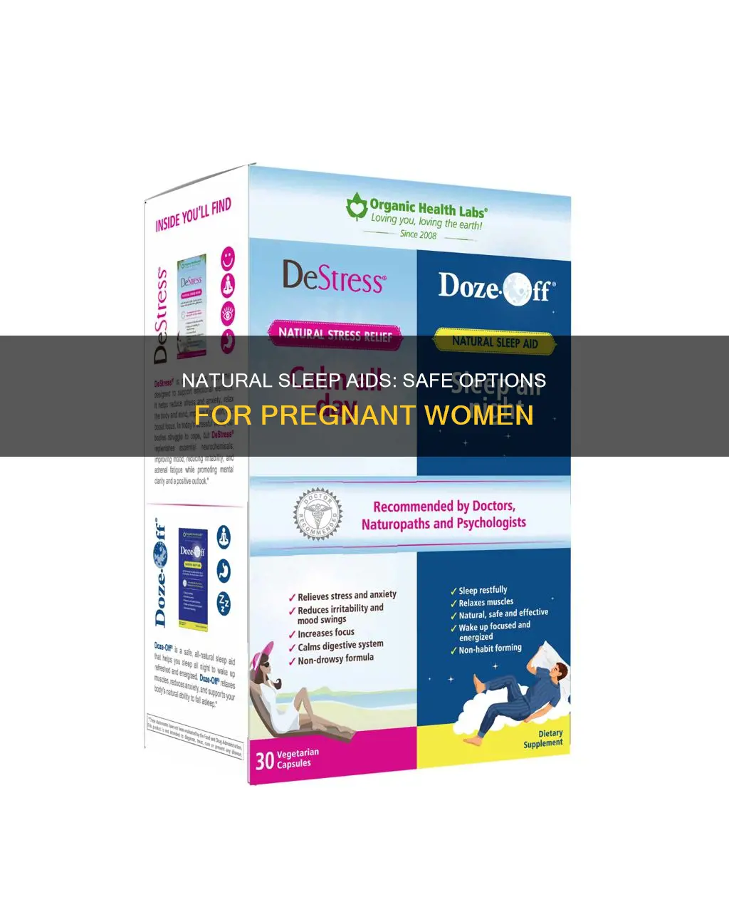 what natural sleep aids can you take while pregnant