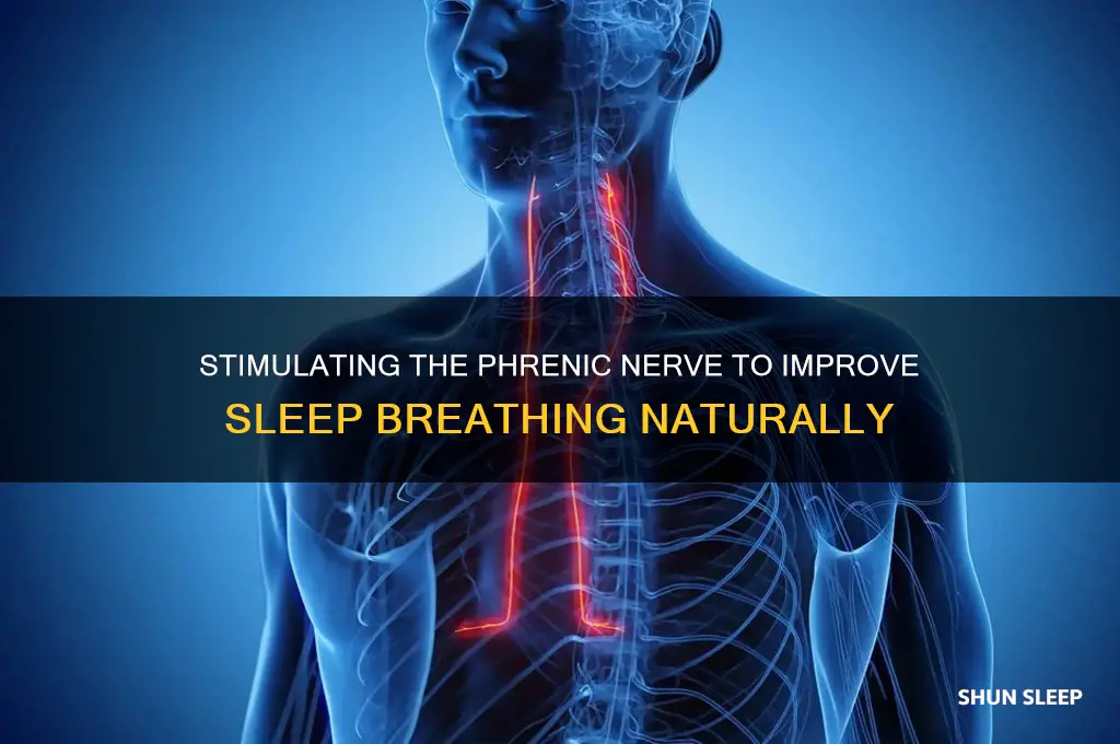 what nerve can be stimulated to help breathing diring sleep