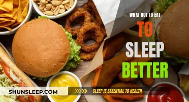 Foods to Avoid for a Good Night's Sleep