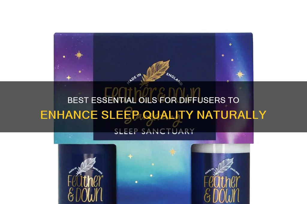 what oils to put in a diffuser to help sleep