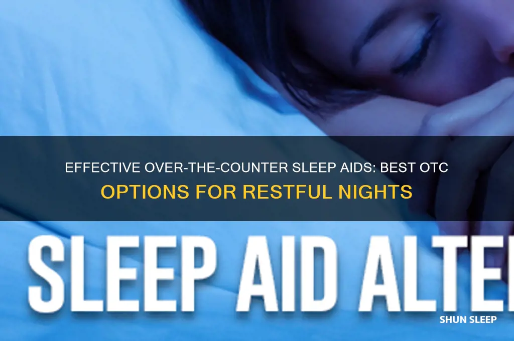 what otc drugs help you sleep