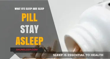 Sleep Aids: Staying Asleep with OTC Pills
