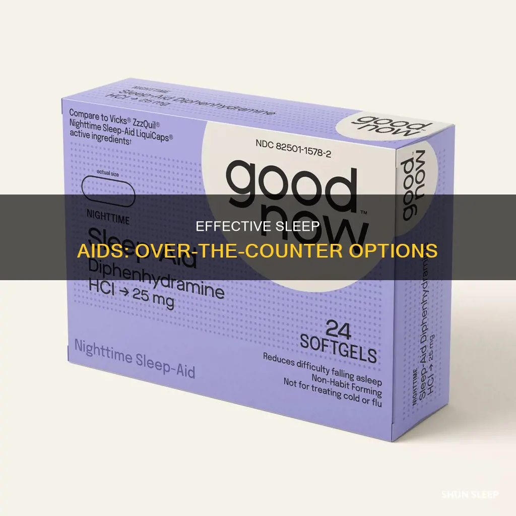 what over the counter drugs can be used for sleep