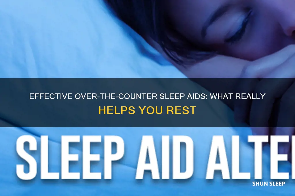 what over the counter sleep aid really helps