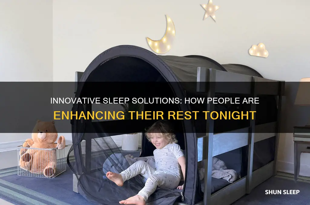 what people are doing to help sleep