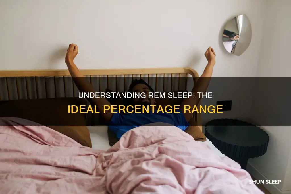 what percent of sleep should be rem