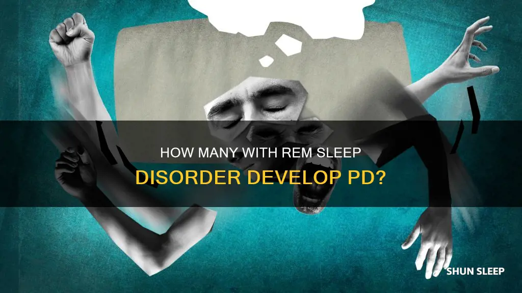 what percentage of patients with rem sleep disorder develop pd