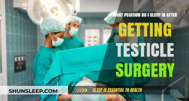 Post-Testicle Surgery Sleep Positions: Finding Comfort and Recovery Tips