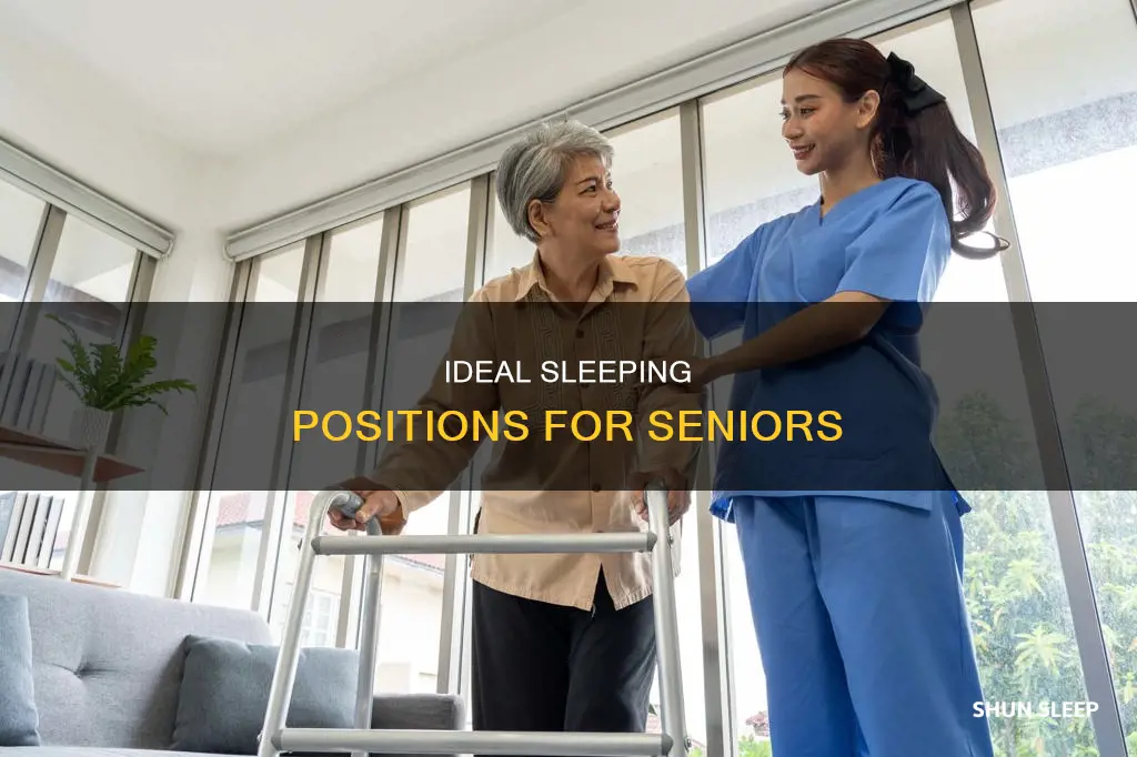 what position should old people sleep in