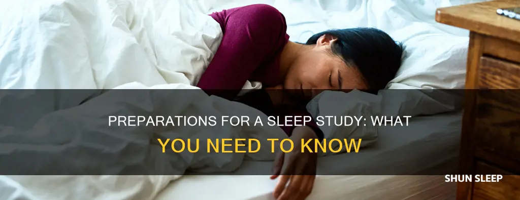 what prep is needed for aa sleep study