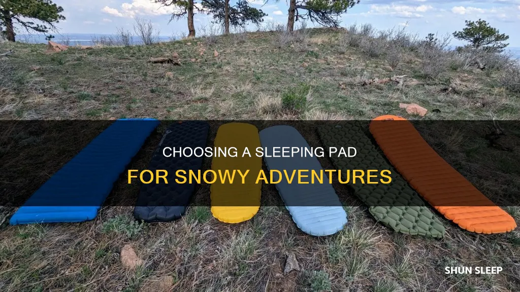 what r value sleeping pad do i need for snow