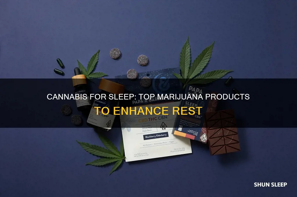 what recreation marawana product helps with sleep