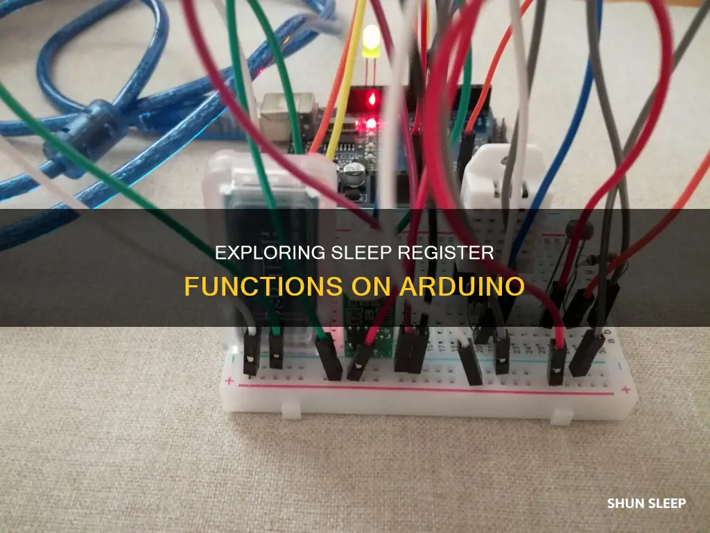 what register does sleep use arduino