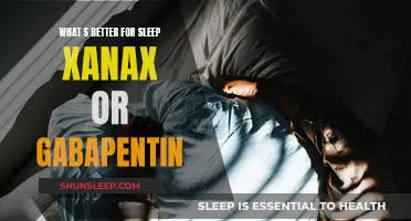 Xanax vs. Gabapentin: Which is Better for Sleep?