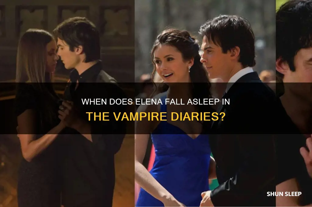 what season does elena get put to sleep