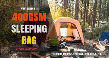 Best Seasons for a 400gsm Sleeping Bag