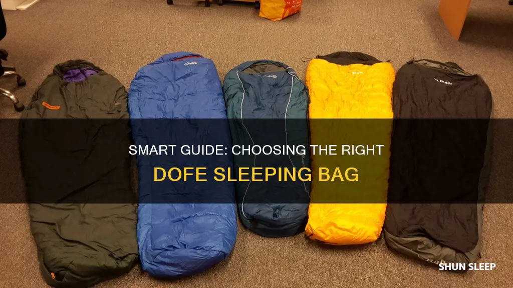 what season sleeping bag should you have for dofe
