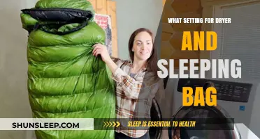 Best Dryer Settings for Sleeping Bags