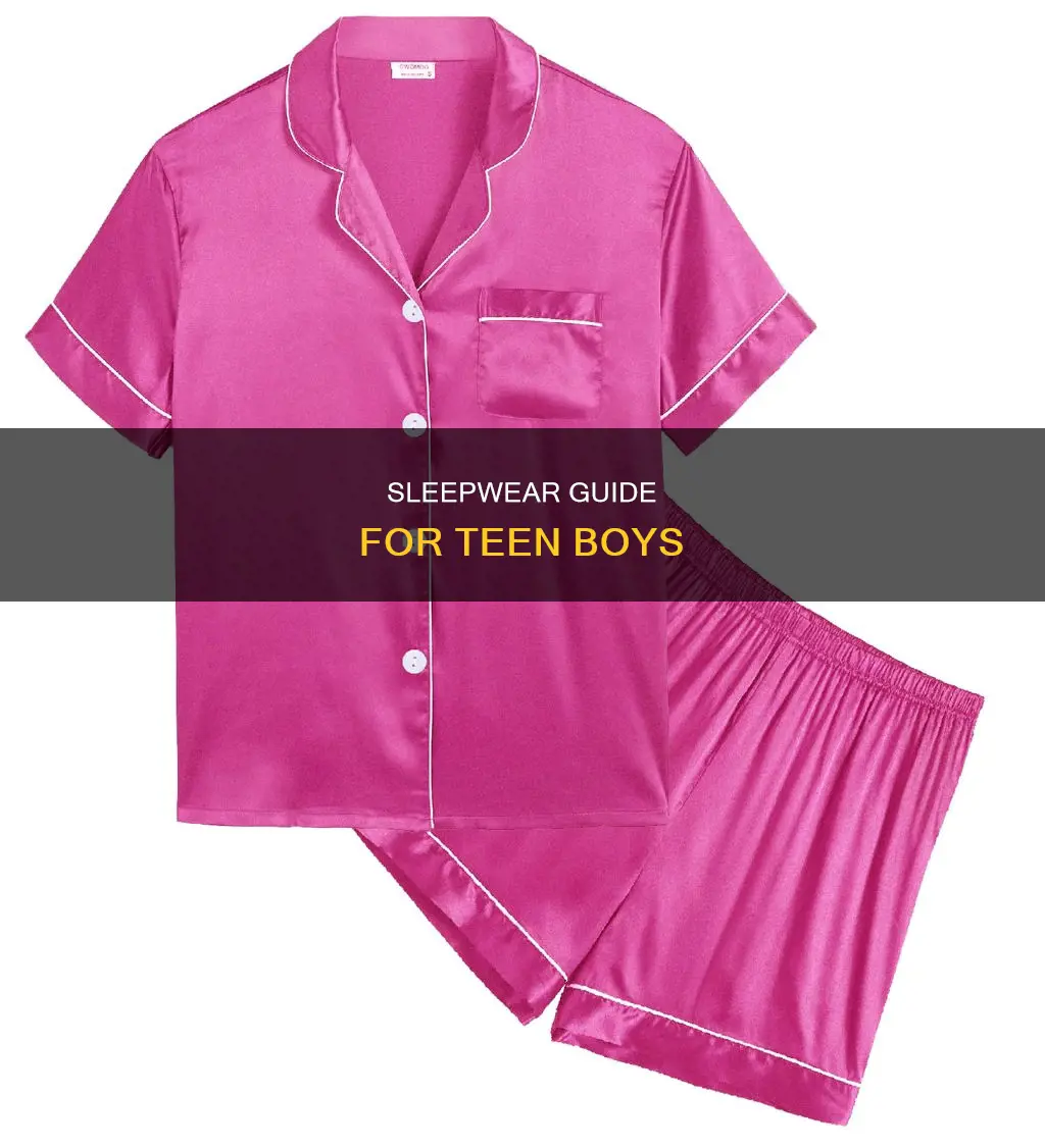 what should a 14 year old boy sleep in