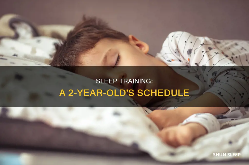 what should a 2 year old sleep schedule be