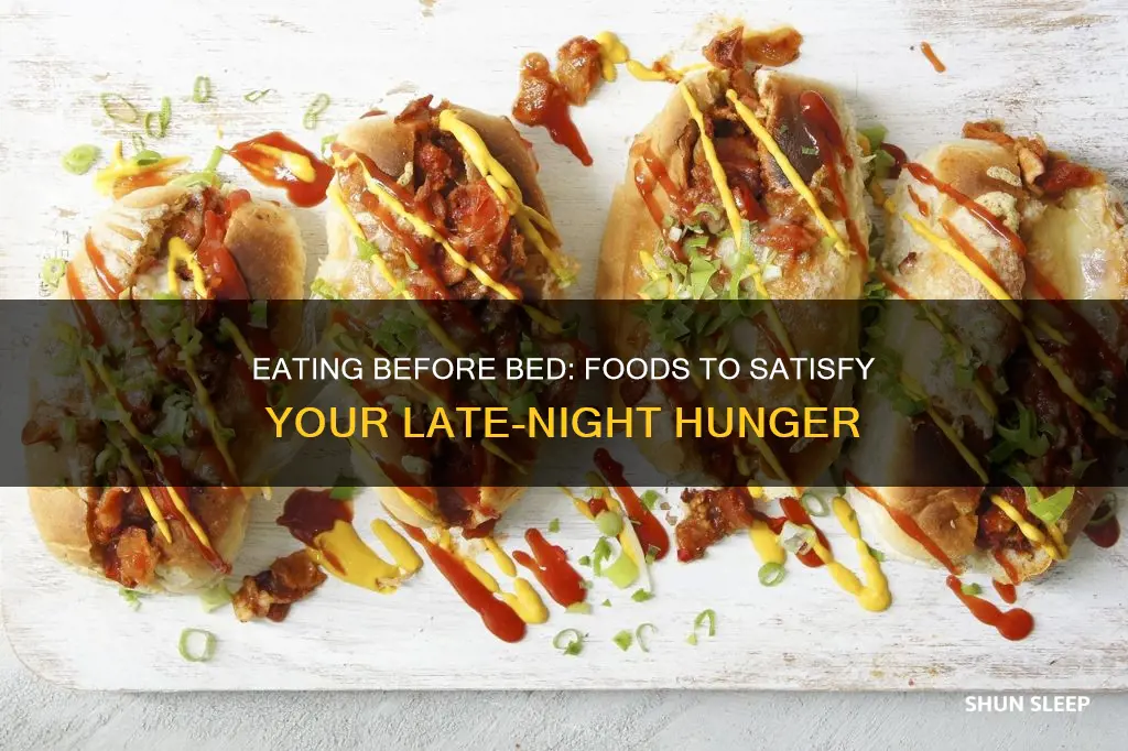 what should i eat if hungry but need to sleep
