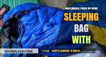 Washing Your Down Sleeping Bag: Choosing the Right Detergent