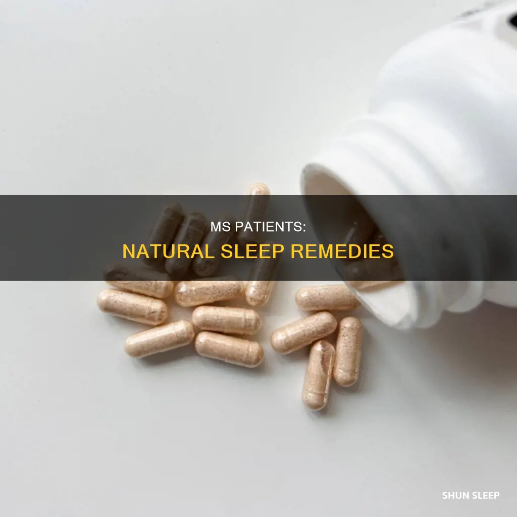 what should ms patients take for sleep