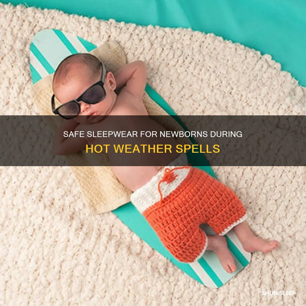 what should newborn sleep in hot weather