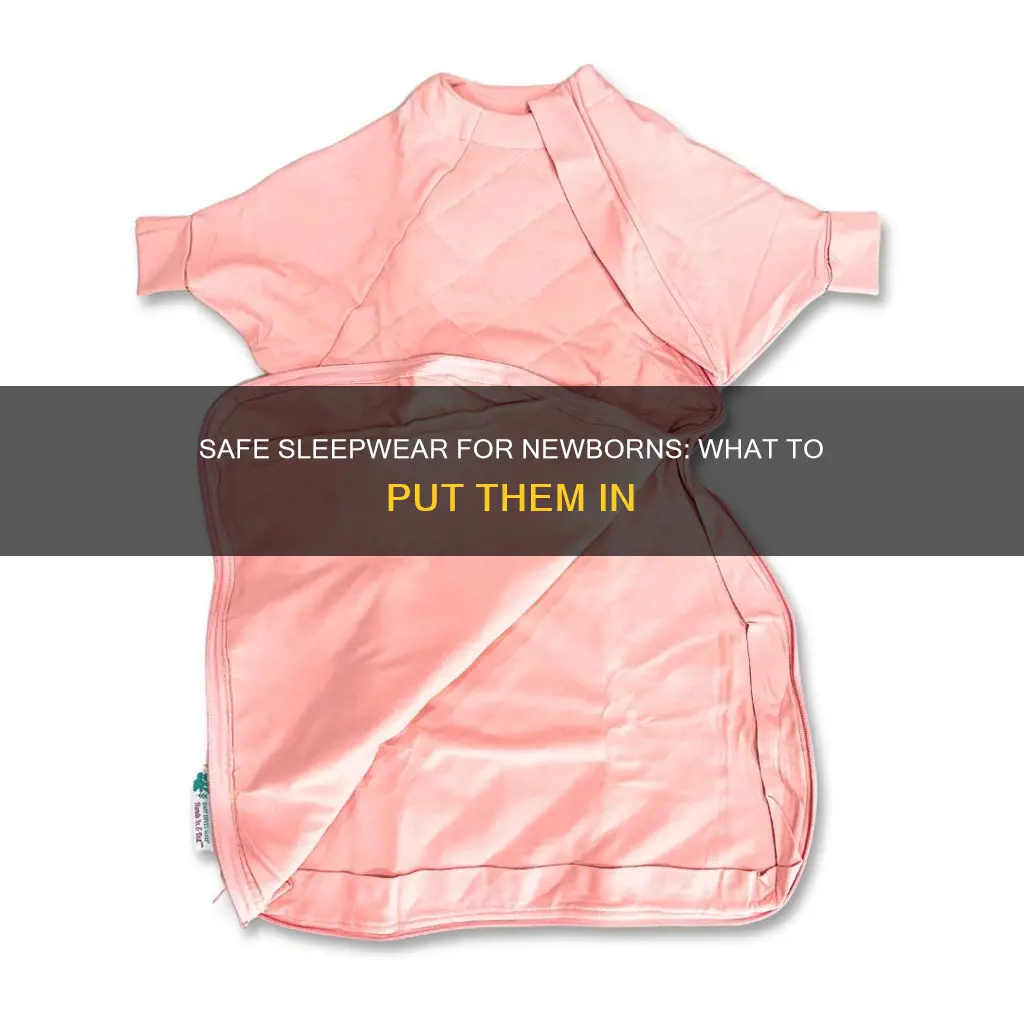 what should newborns sleep in