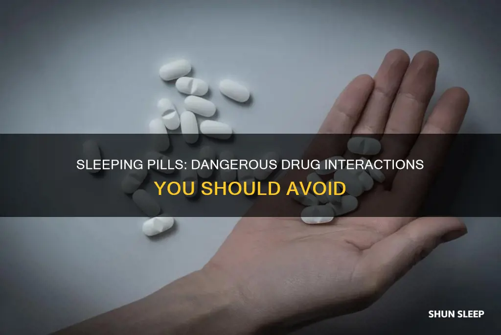 what should you not take with sleeping pills