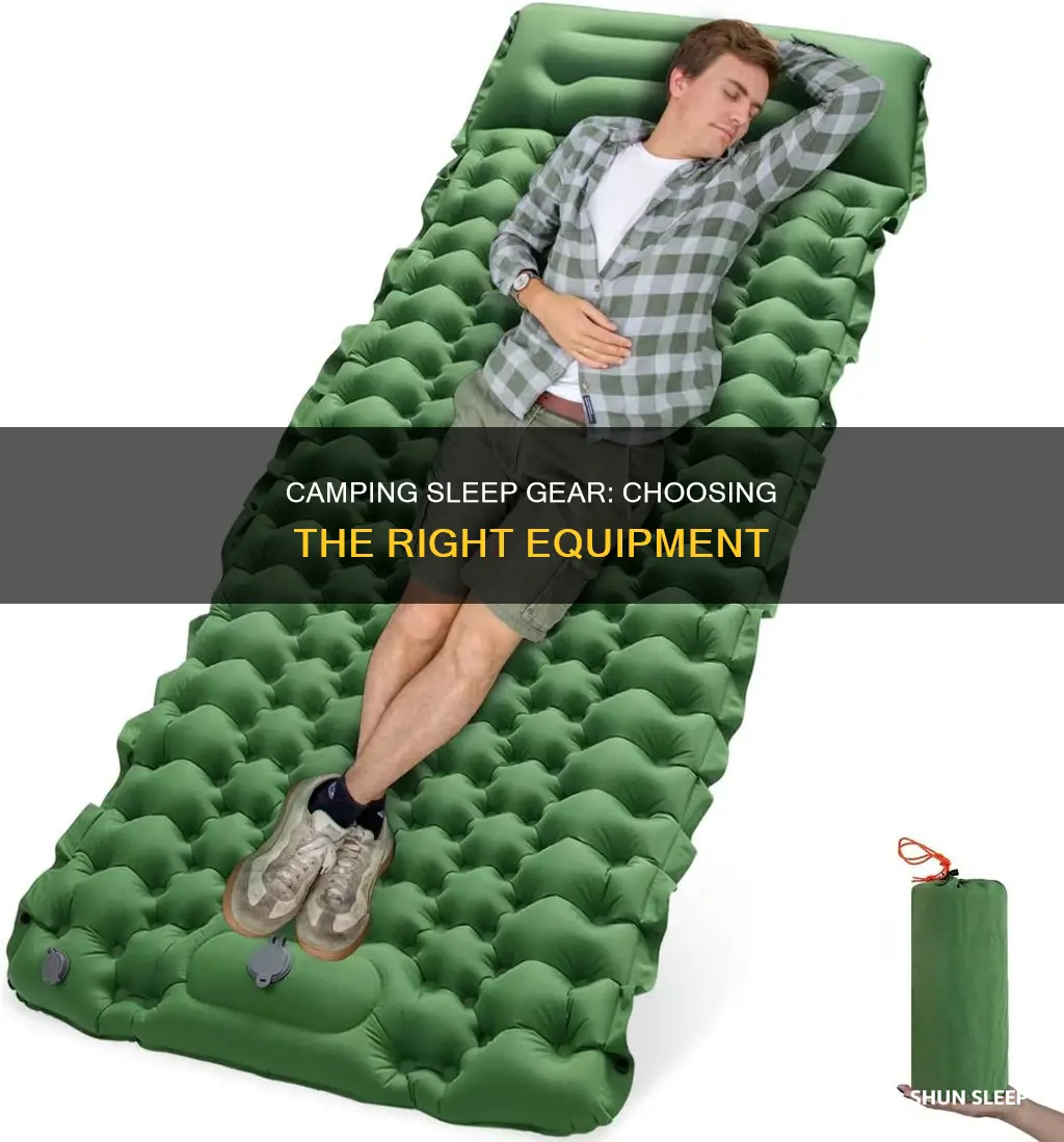 what should you use to sleep on when you