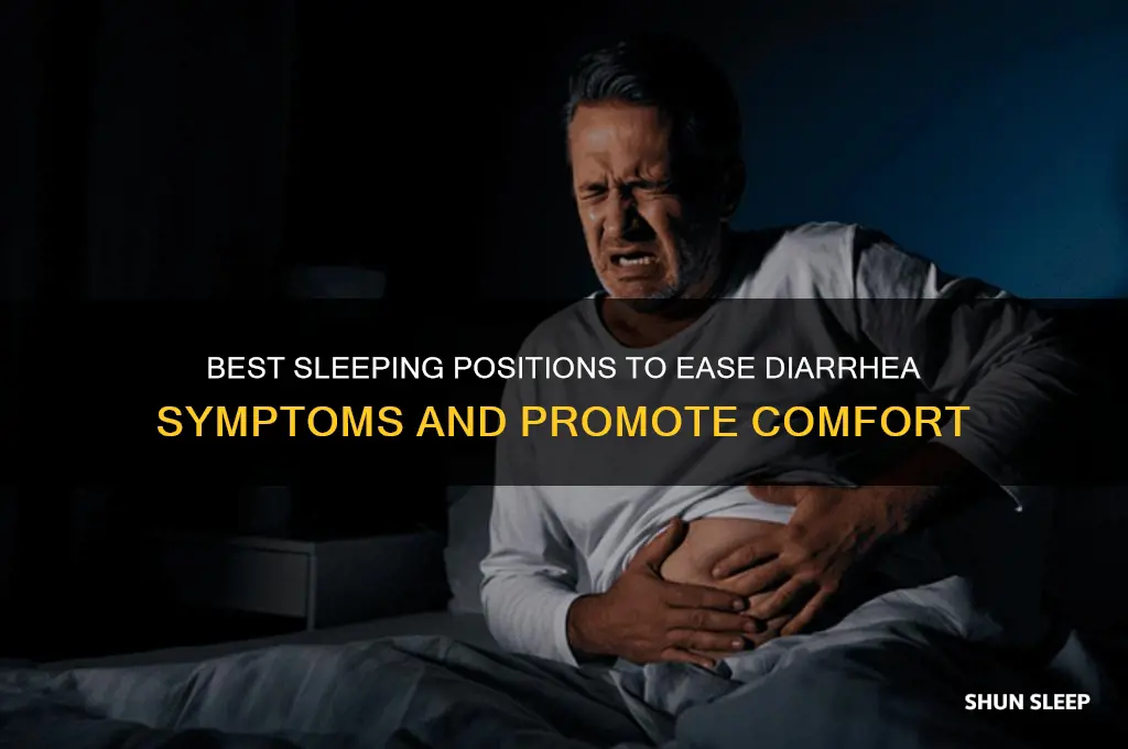 what side to sleep to help with diarrhea