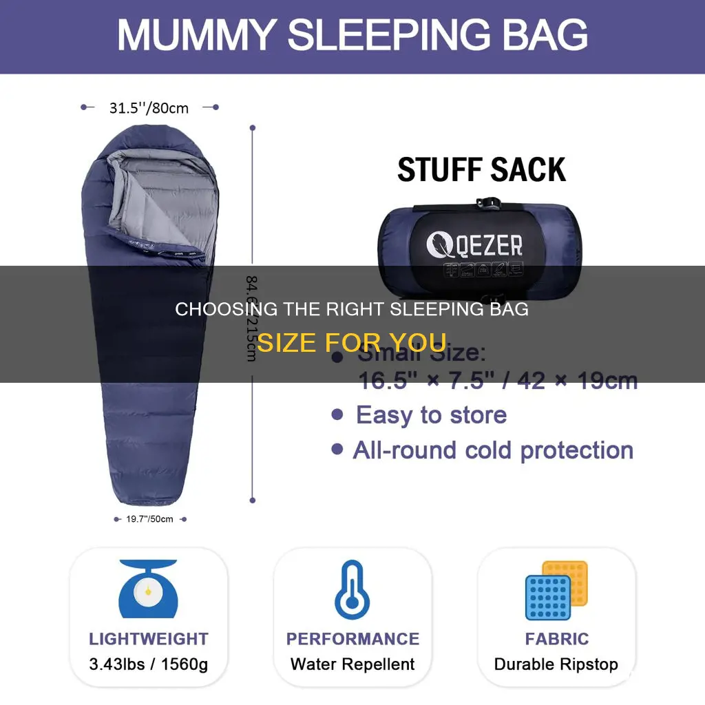 what size of sleeping bag do i need