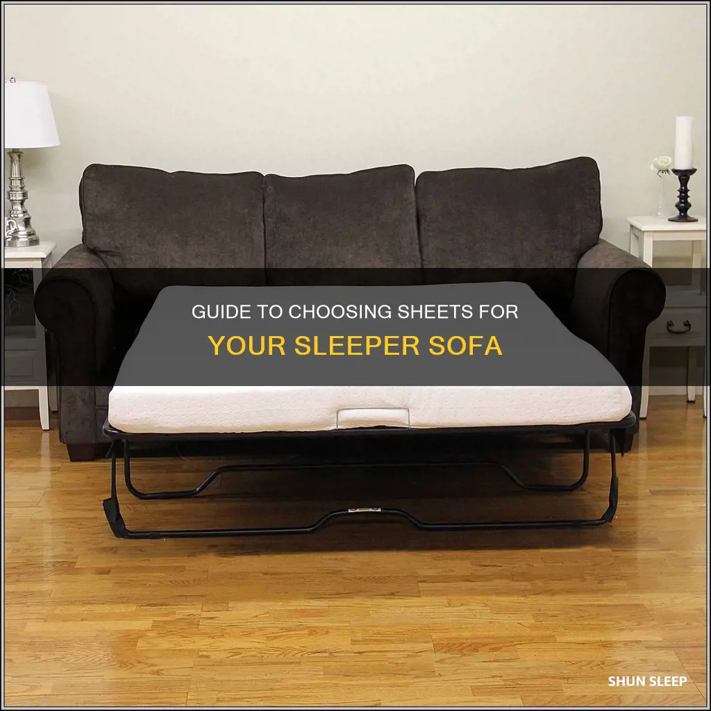 what size sheets so you use on sleeper sofa