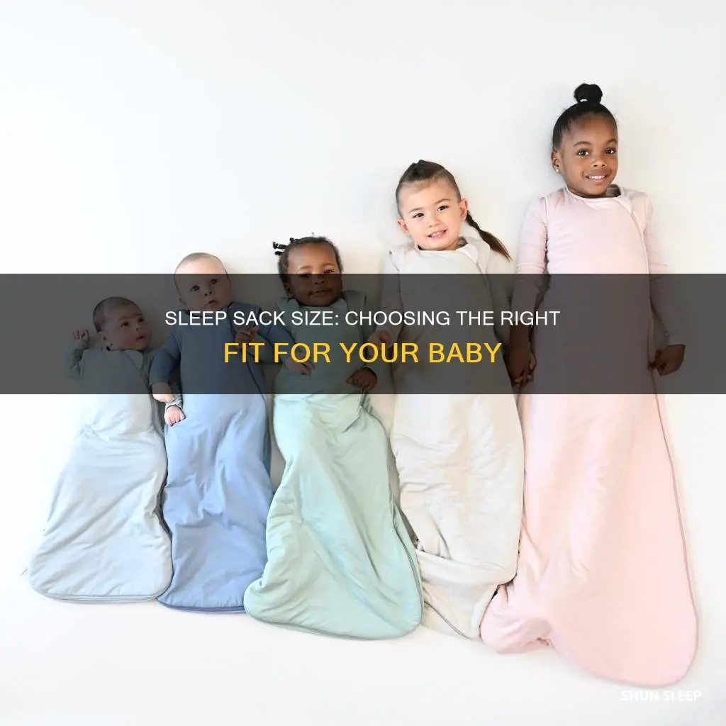 what size sleep sack do i need