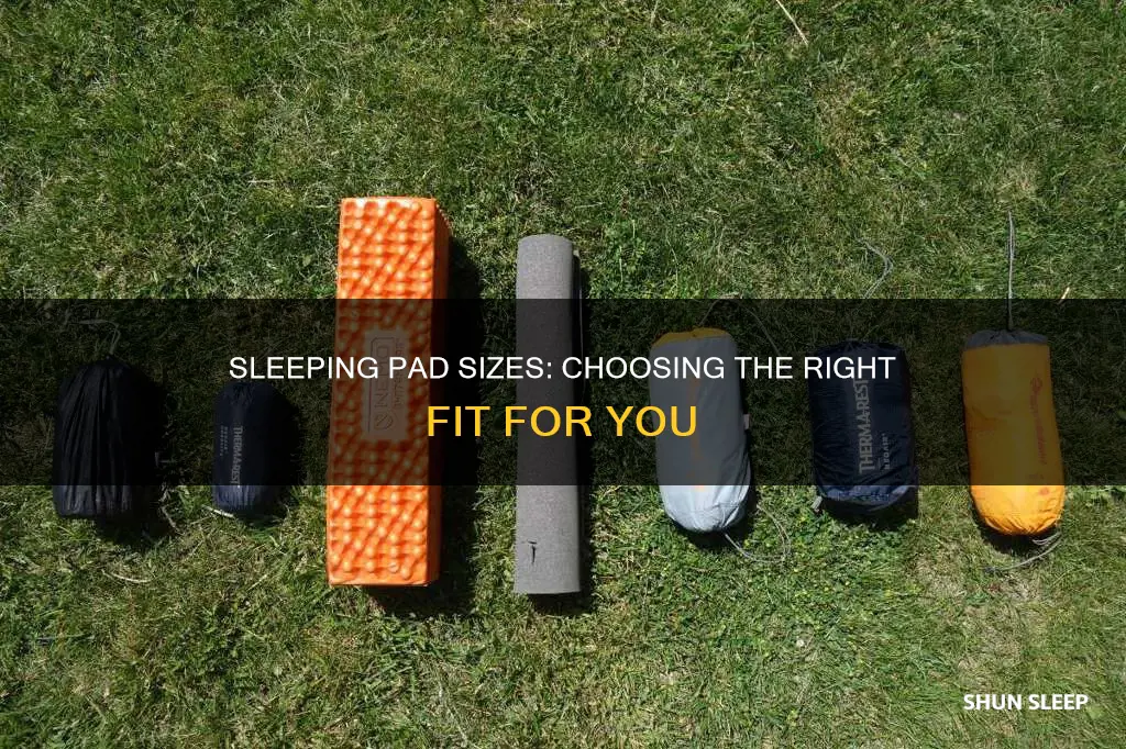 what size sleeping pad do i need