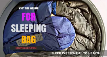 Washer Size for Sleeping Bags: A Comprehensive Guide