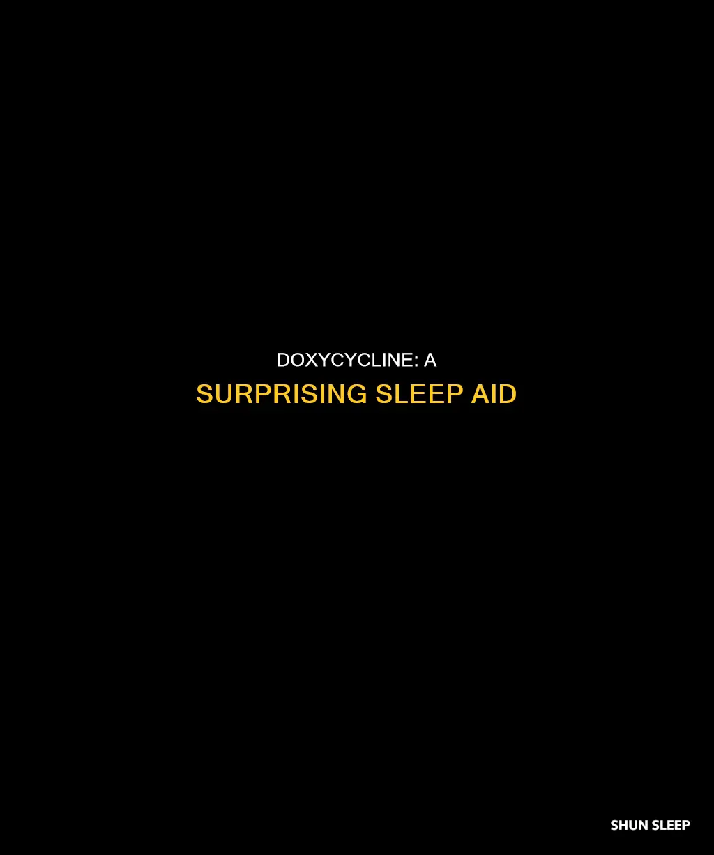 what sleep aid uses doxycycline